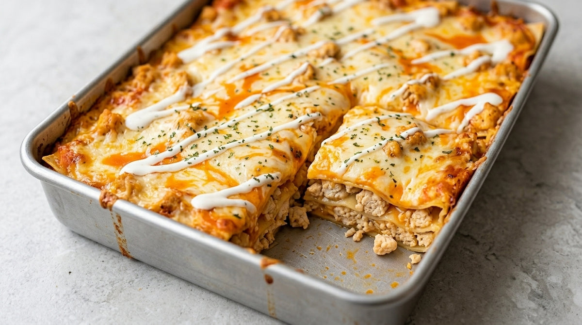 Buffalo Chicken Lasagna