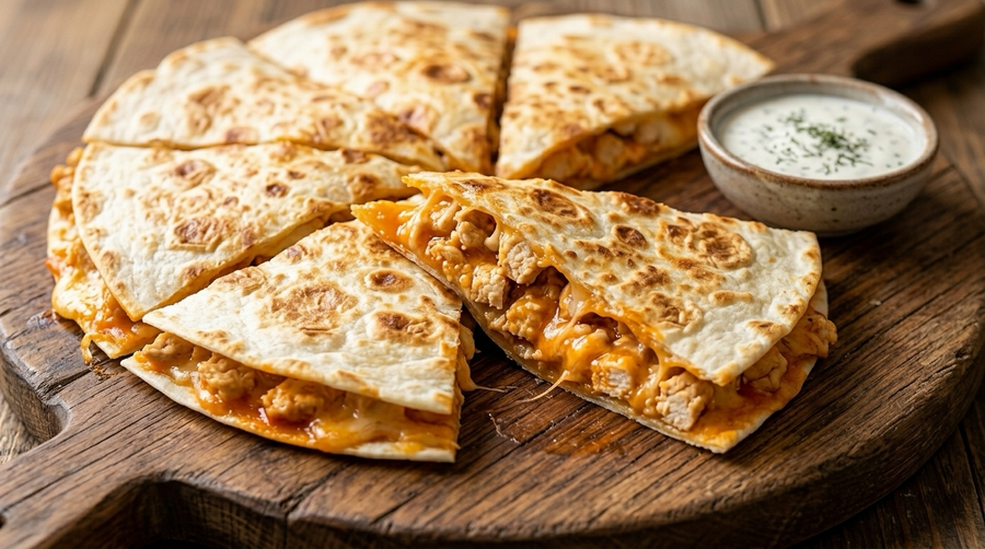 Buffalo Chicken Quesadilla