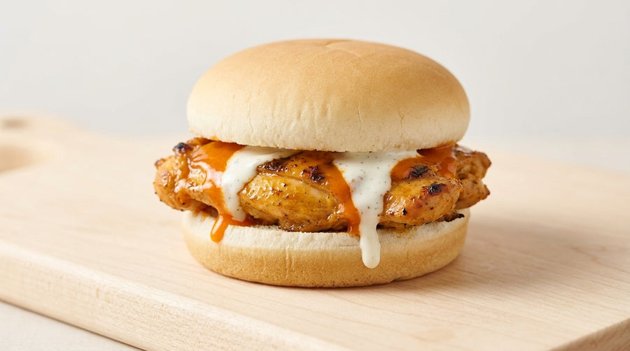 Buffalo Ranch Chicken Burger