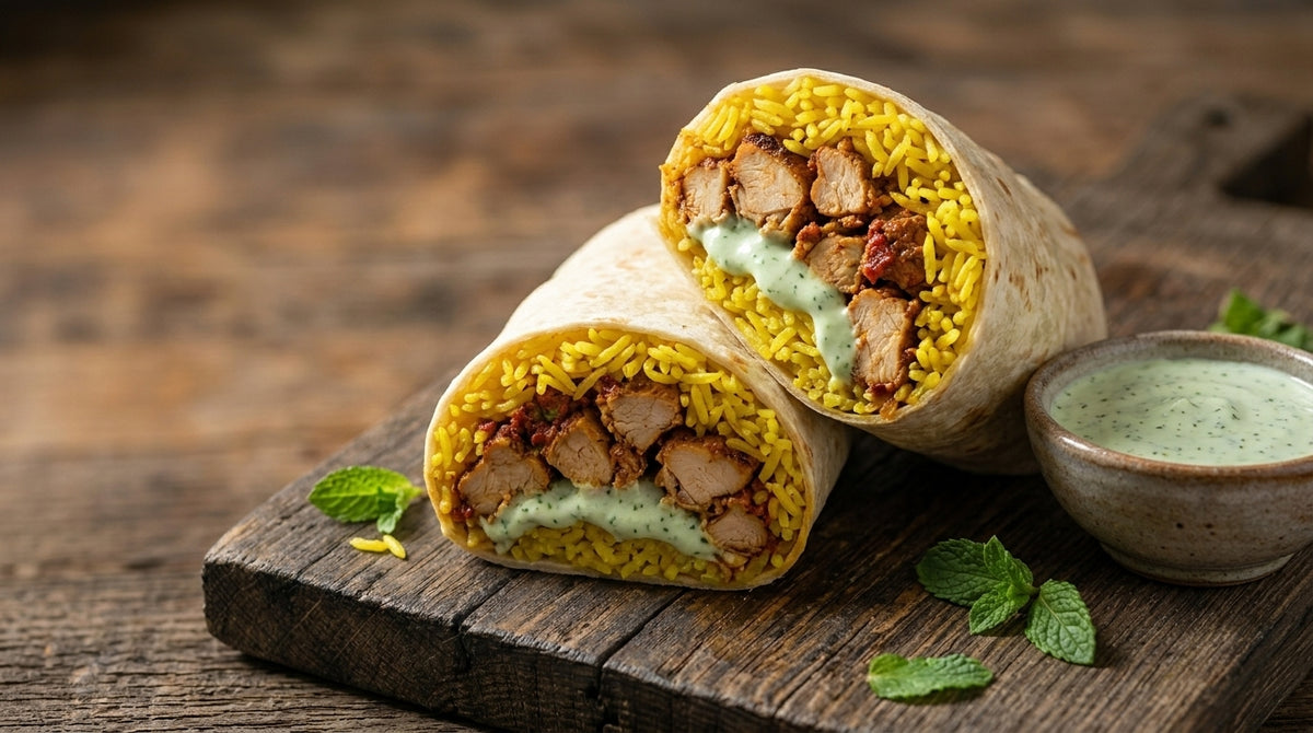 Chicken Tikka Burritos