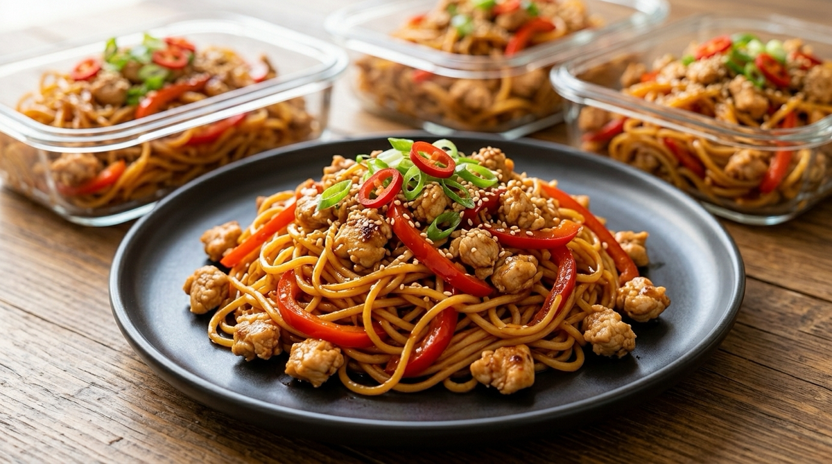 Sweet Chili Chicken Noodles